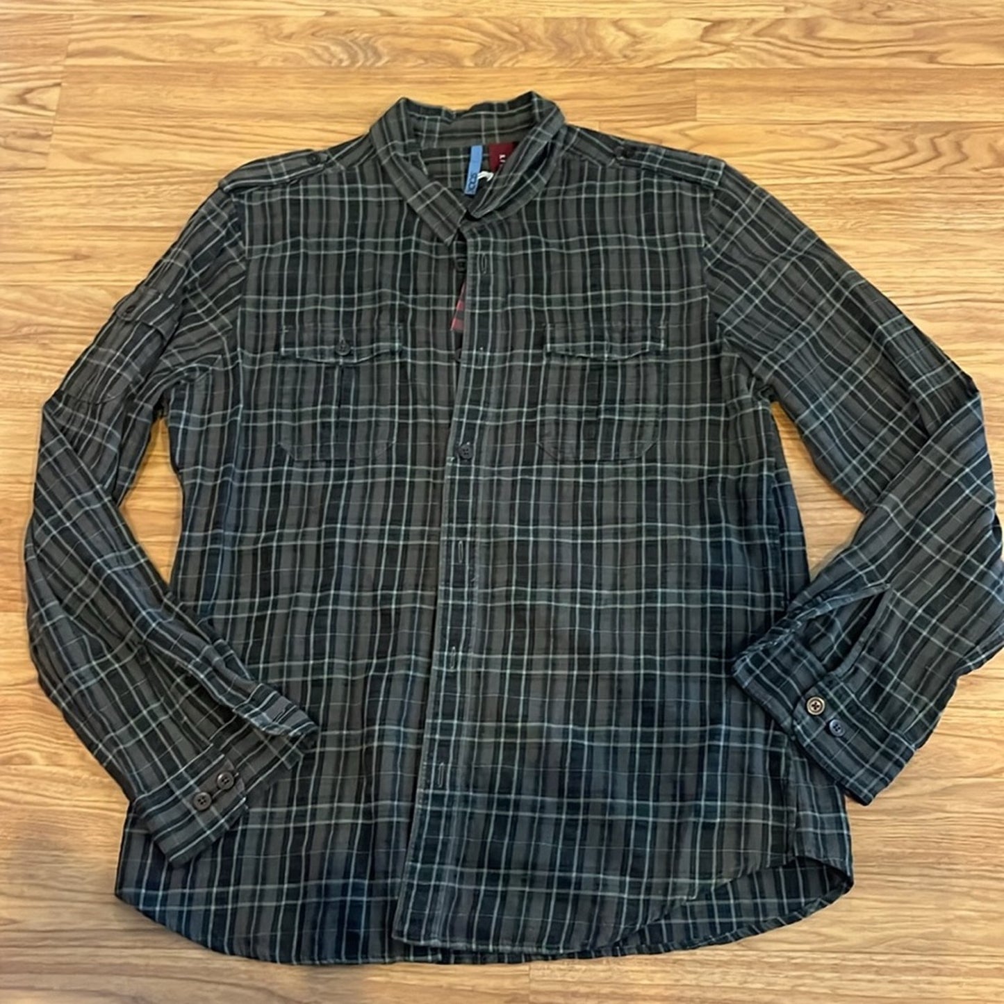 Star Wars Mandalorian Upcycled Flannel Shirt Unisex Size XL X-large