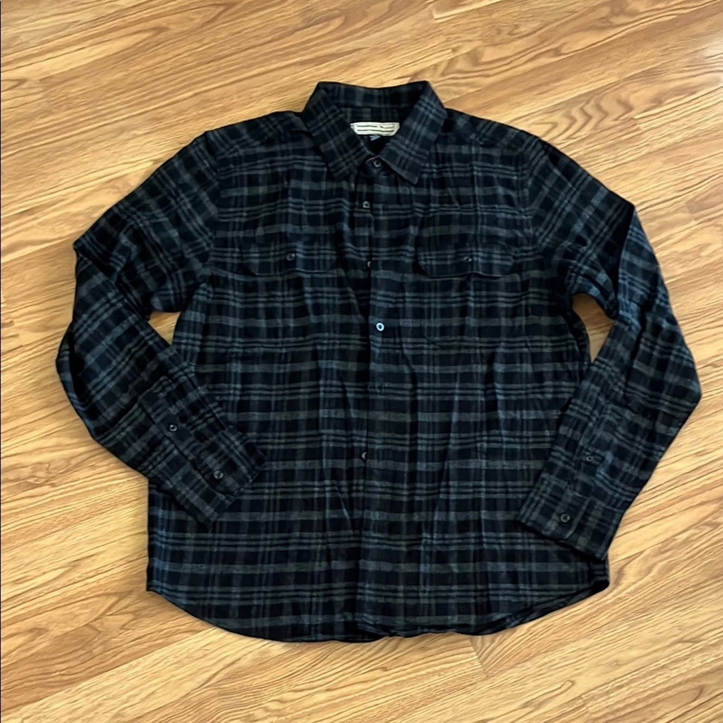 Cheech & Chong Flannel Shirt upcycled unisex Size Large L