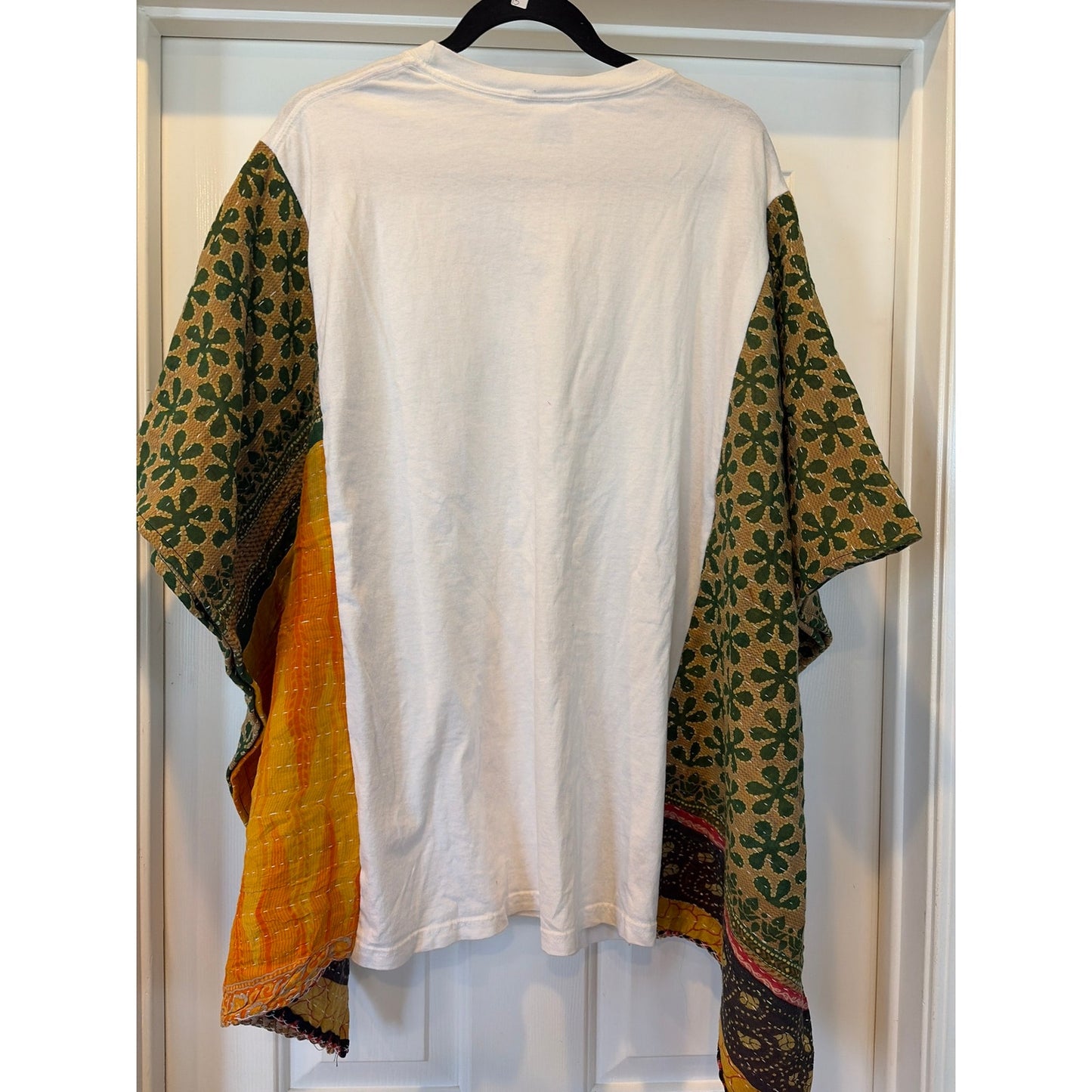 Michael Jackson Upcycled Kantha Tunic Top Shirt OS Handmade Boho