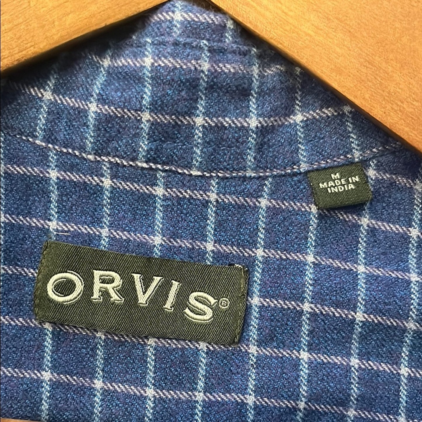 Nirvana Upcycled Flannel Shirt by Orvis Unisex Medium M