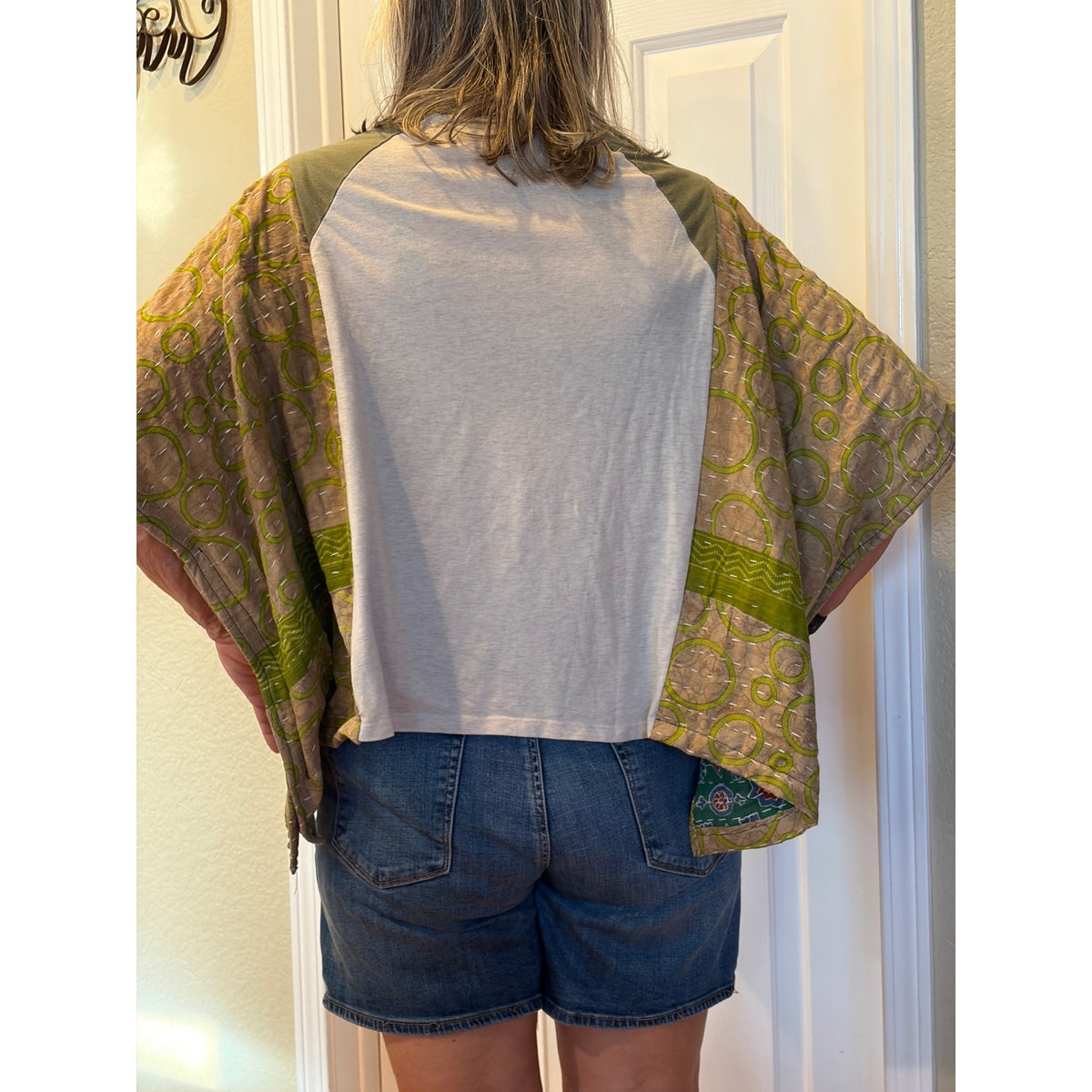 Jimi Hendrix Upcycled Kantha Tunic Top Shirt OS Handmade