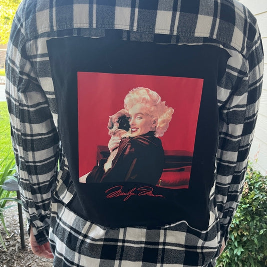 Marilyn Monroe Flannel Shirt unisex size Small S