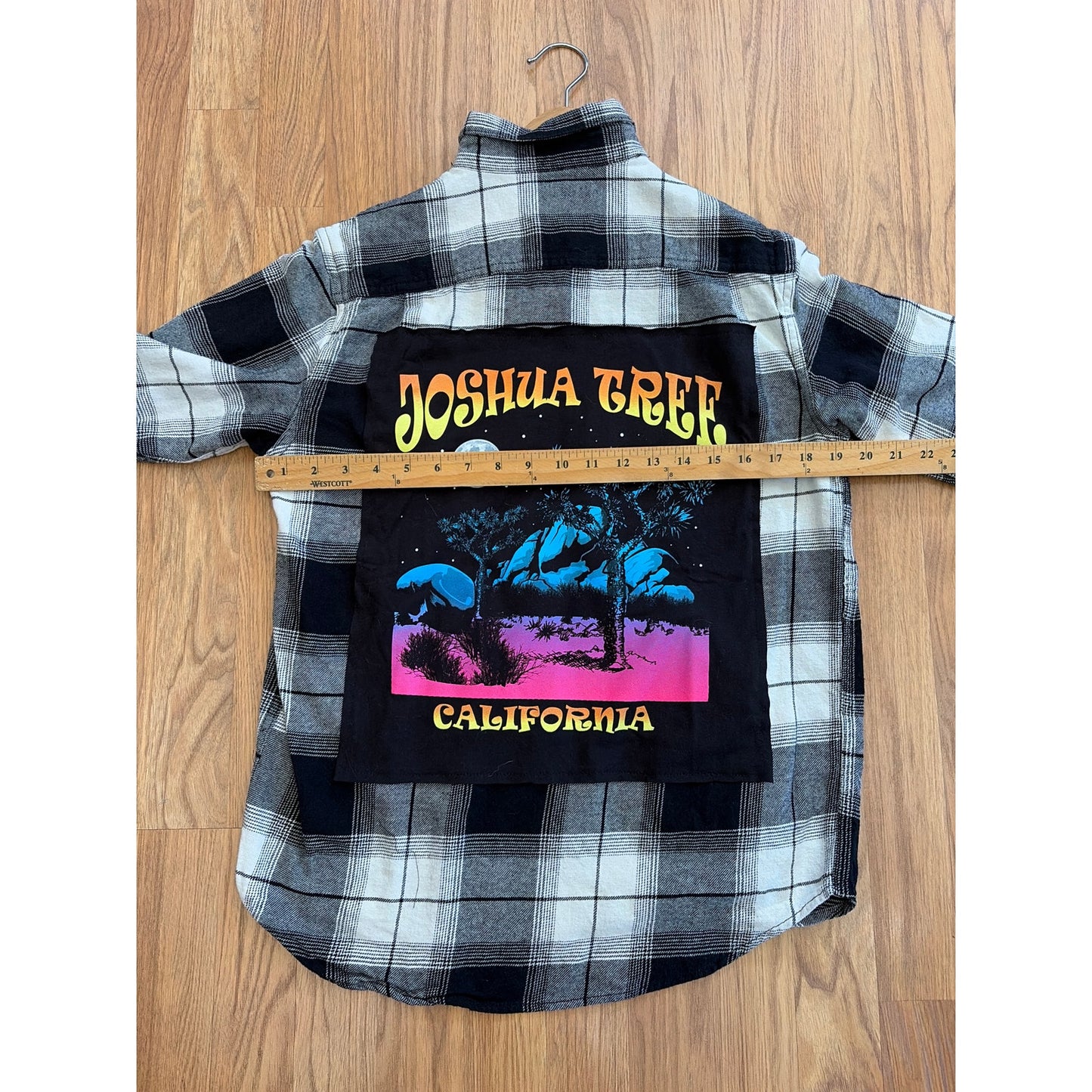 Joshua Tree Upcycled Flannel Shirt Unisex Size Small S