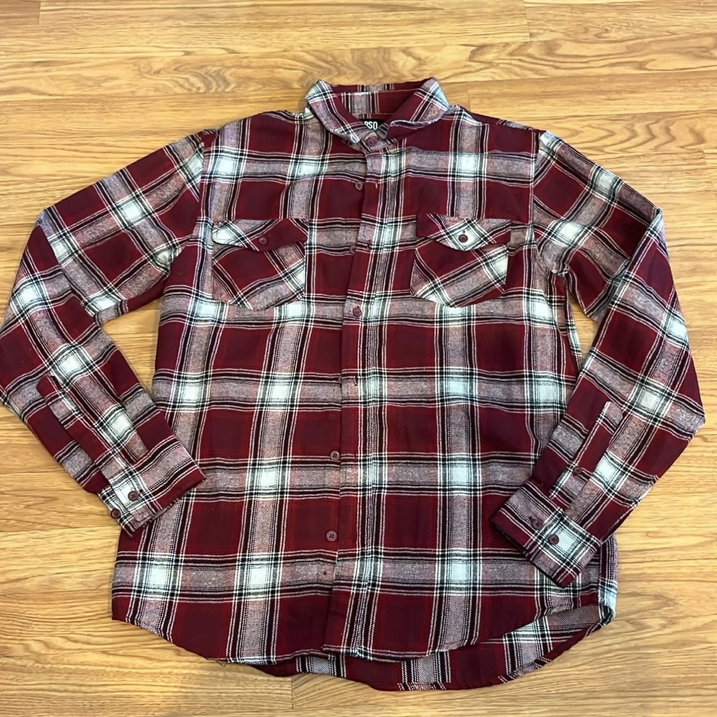Deadpool Christmas Holiday Upcycled Flannel Shirt unisex Size Small S
