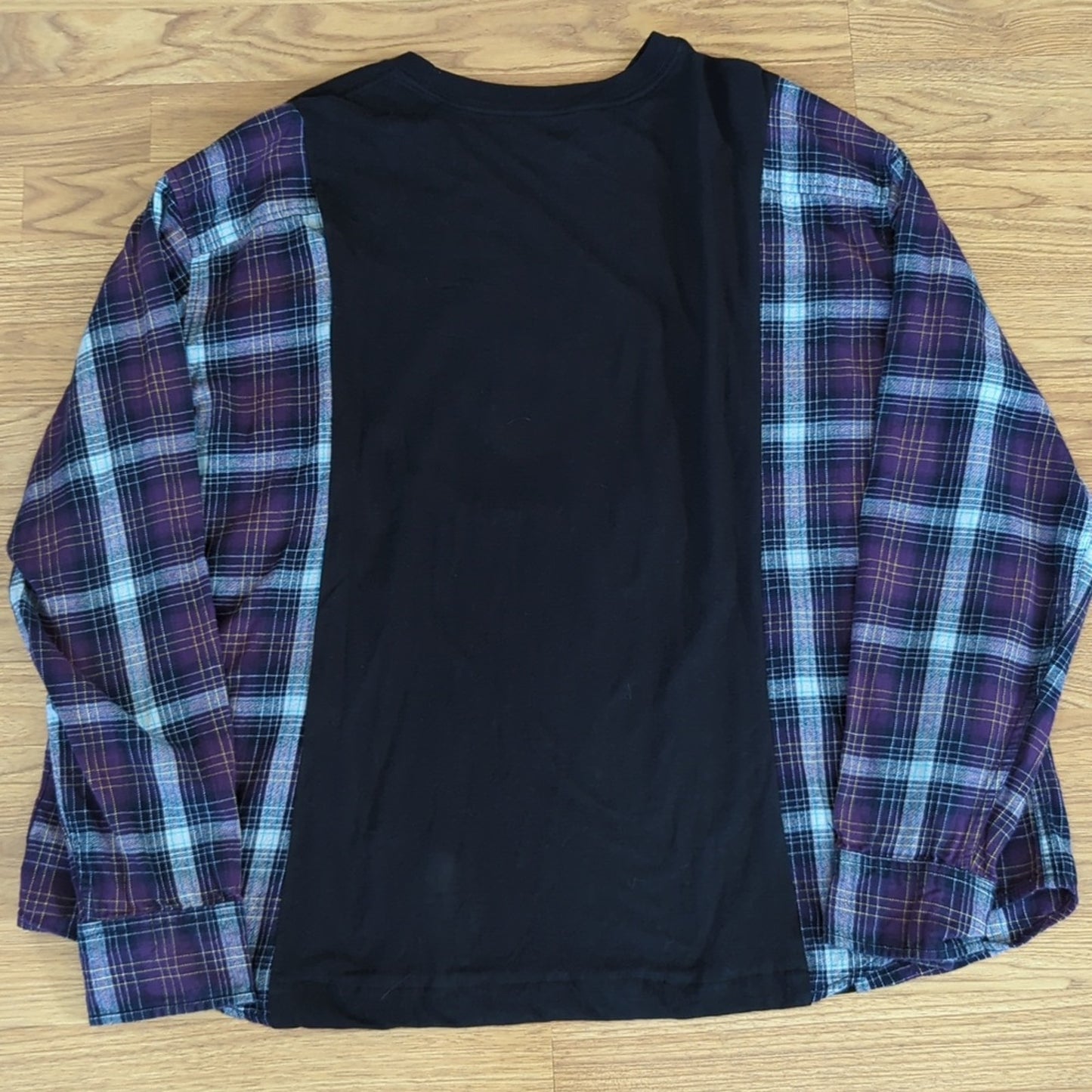 LA Lakers 2020 Champions Upcycled Flannel Shirt One of a kind reworked unisex
