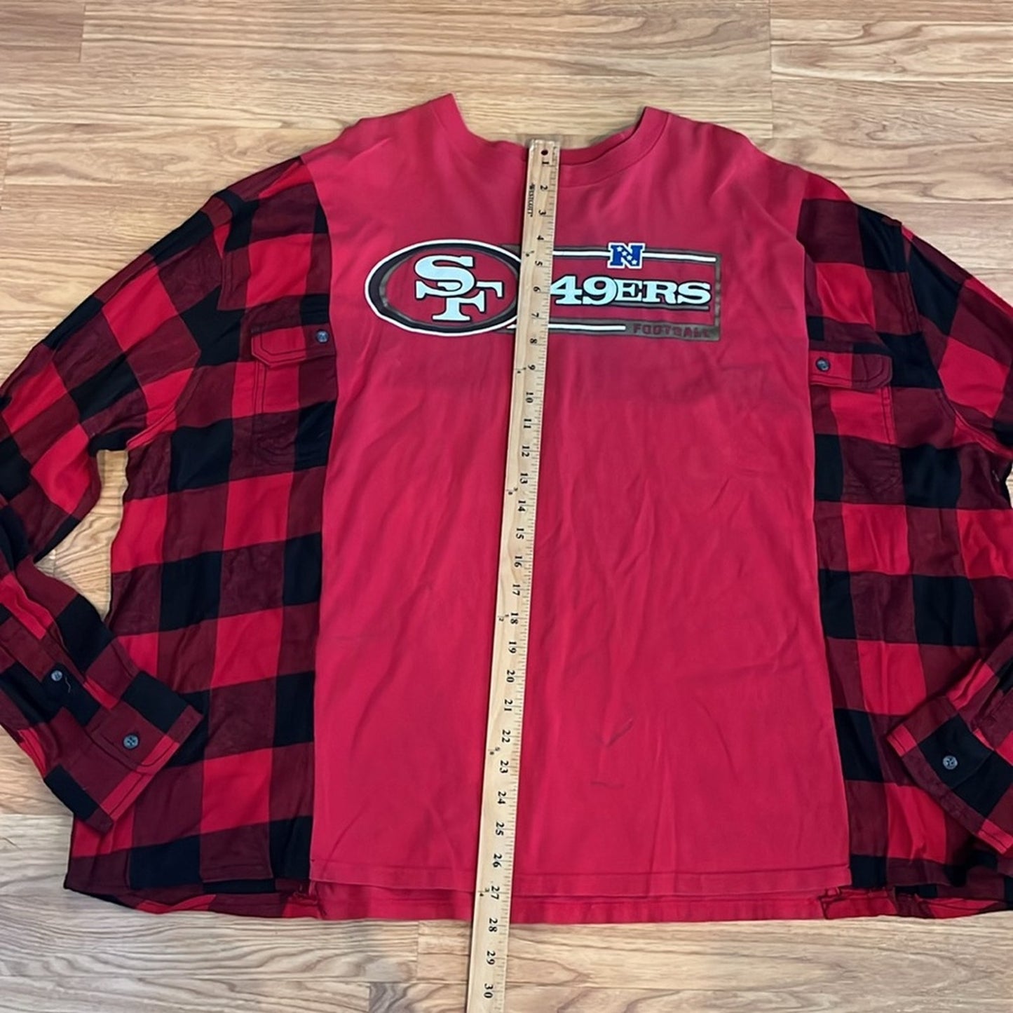 San Francisco 49ers NFL Football Flannel Shirt / Sweatshirt one size