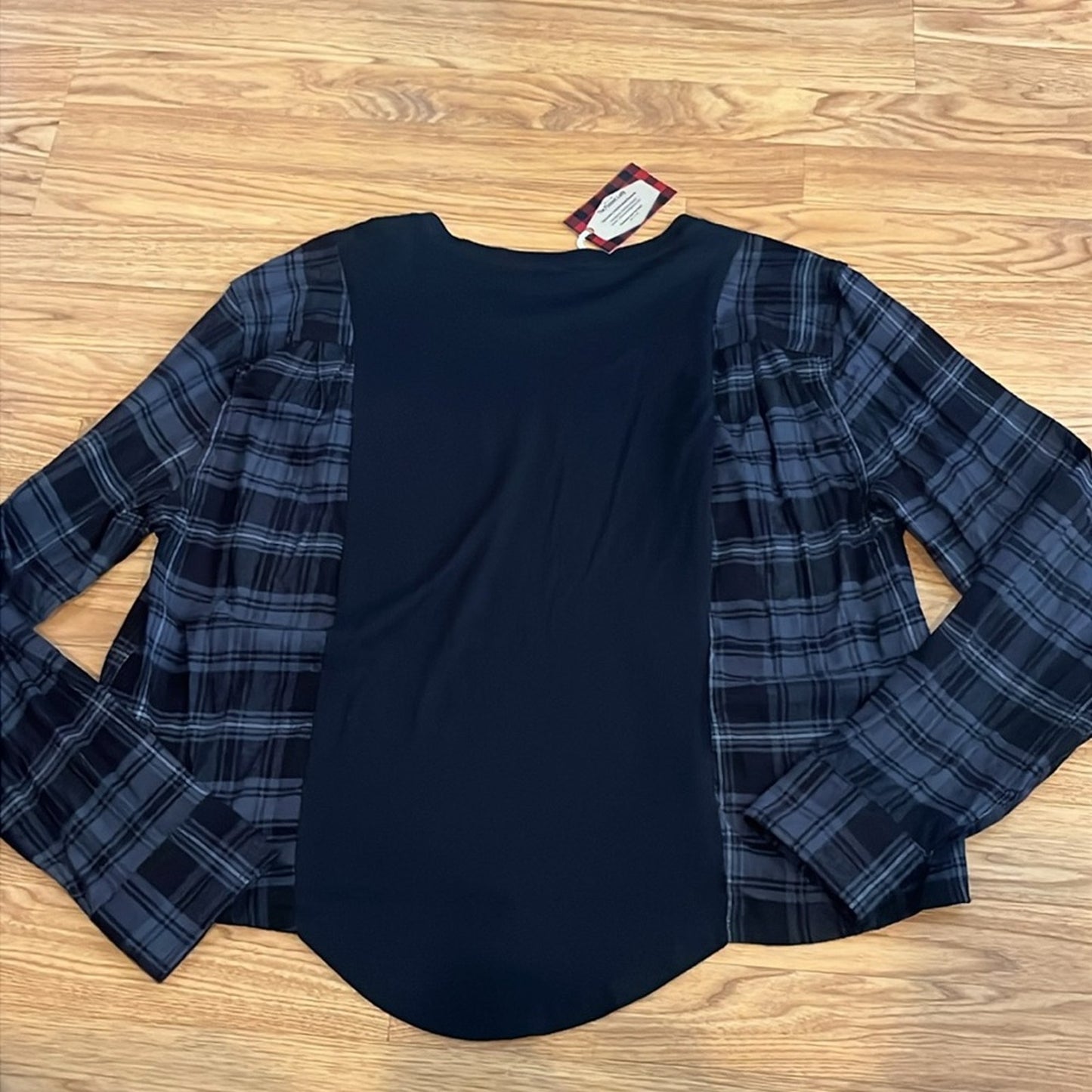 Friends TV Show Upcycled Flannel Shirt / Sweatshirt one size