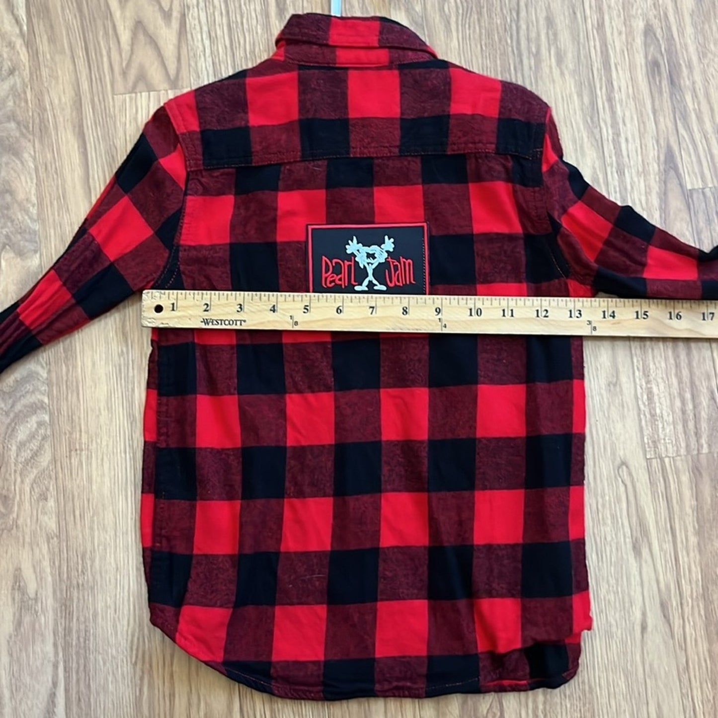Pearl Jam Flannel Shirt upcycled unisex XS  4 - 5
