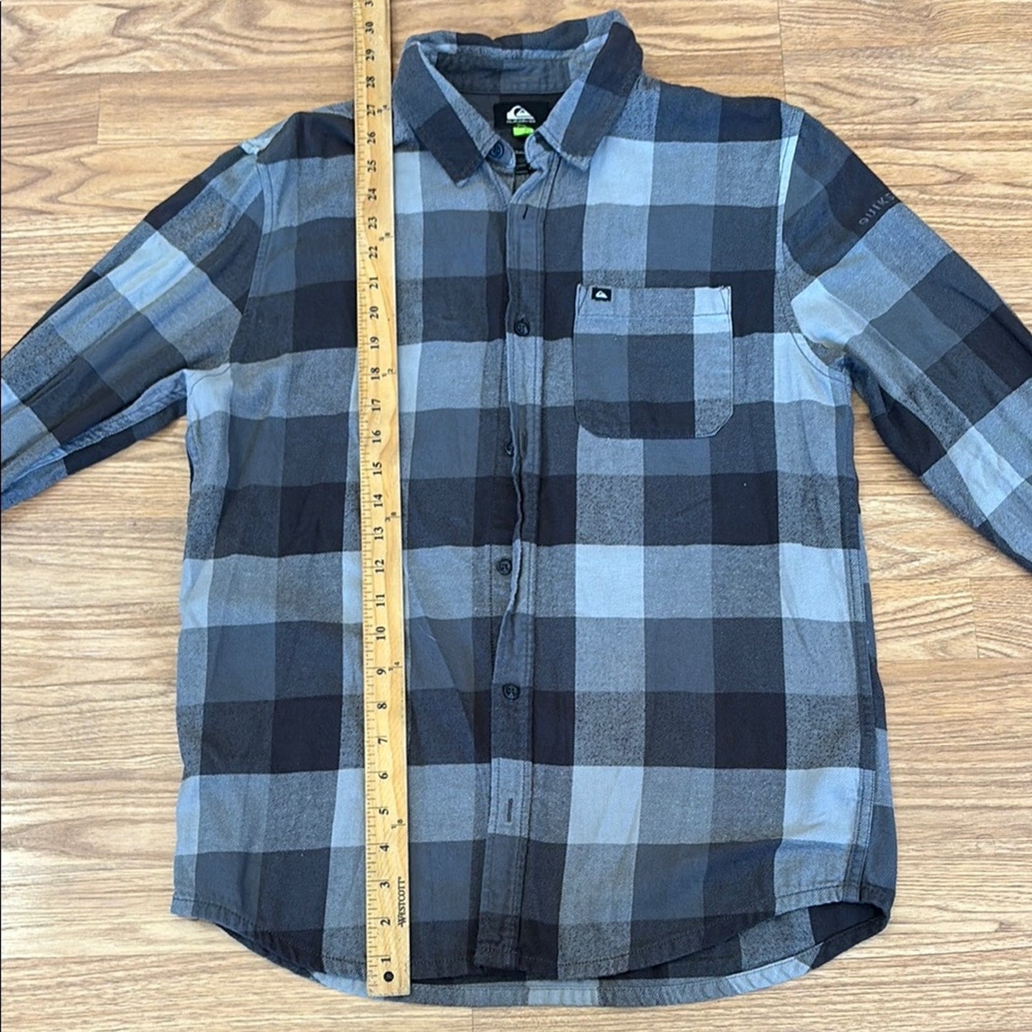Guns N Roses upcycled Flannel Shirt unisex size Small