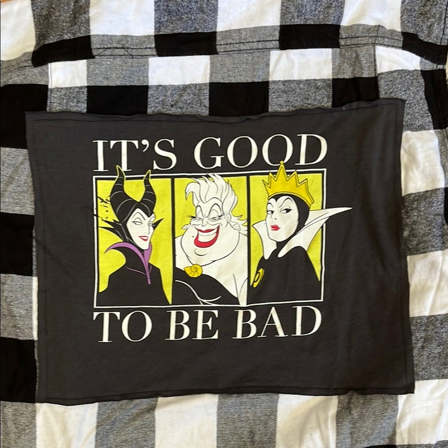 Badies Its Good to be Bad Upcycled Flannel Shirt Unisex Size Medium M