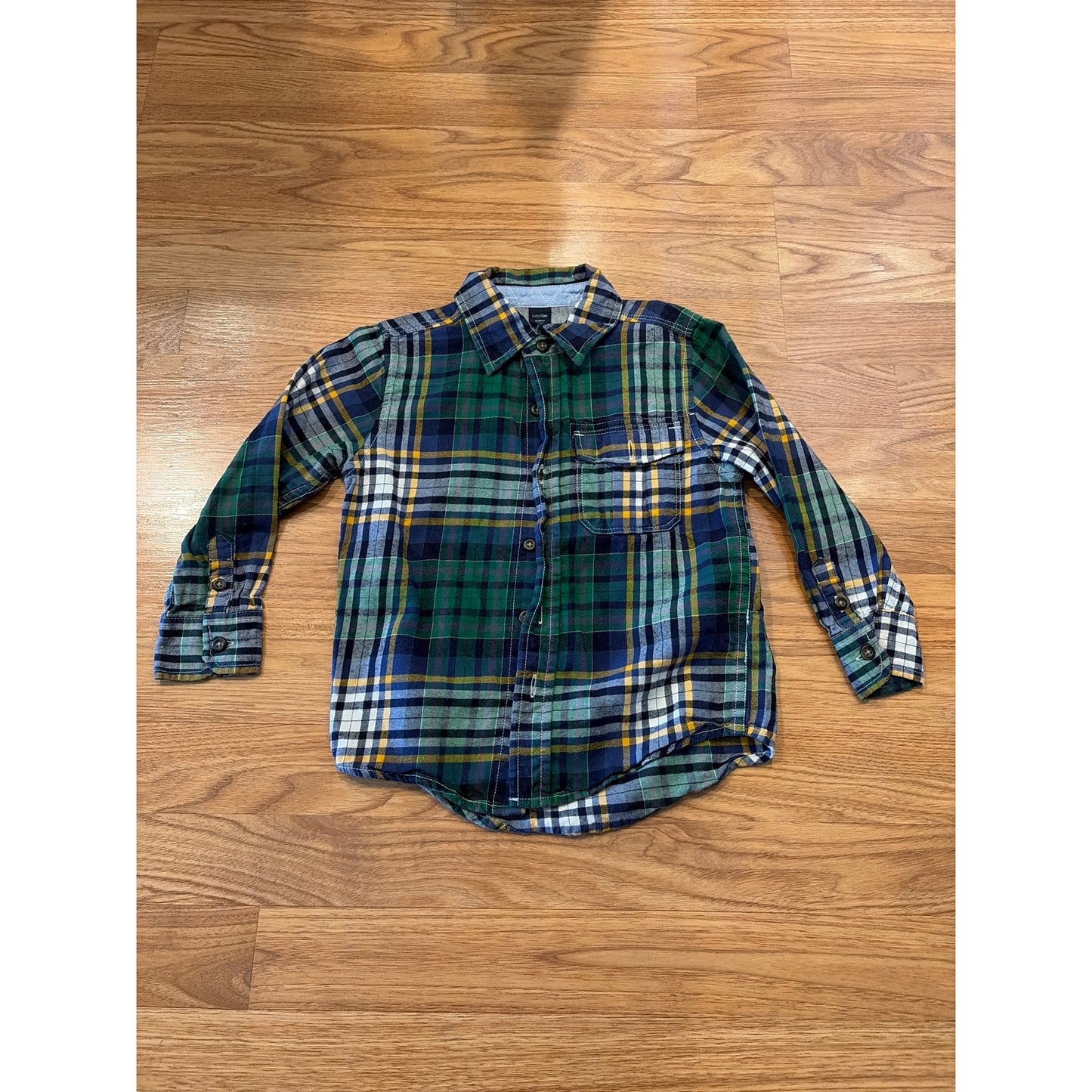 Paw Patrol Upcycled Flannel Shirt 4T 4 Toddler Baby Gap