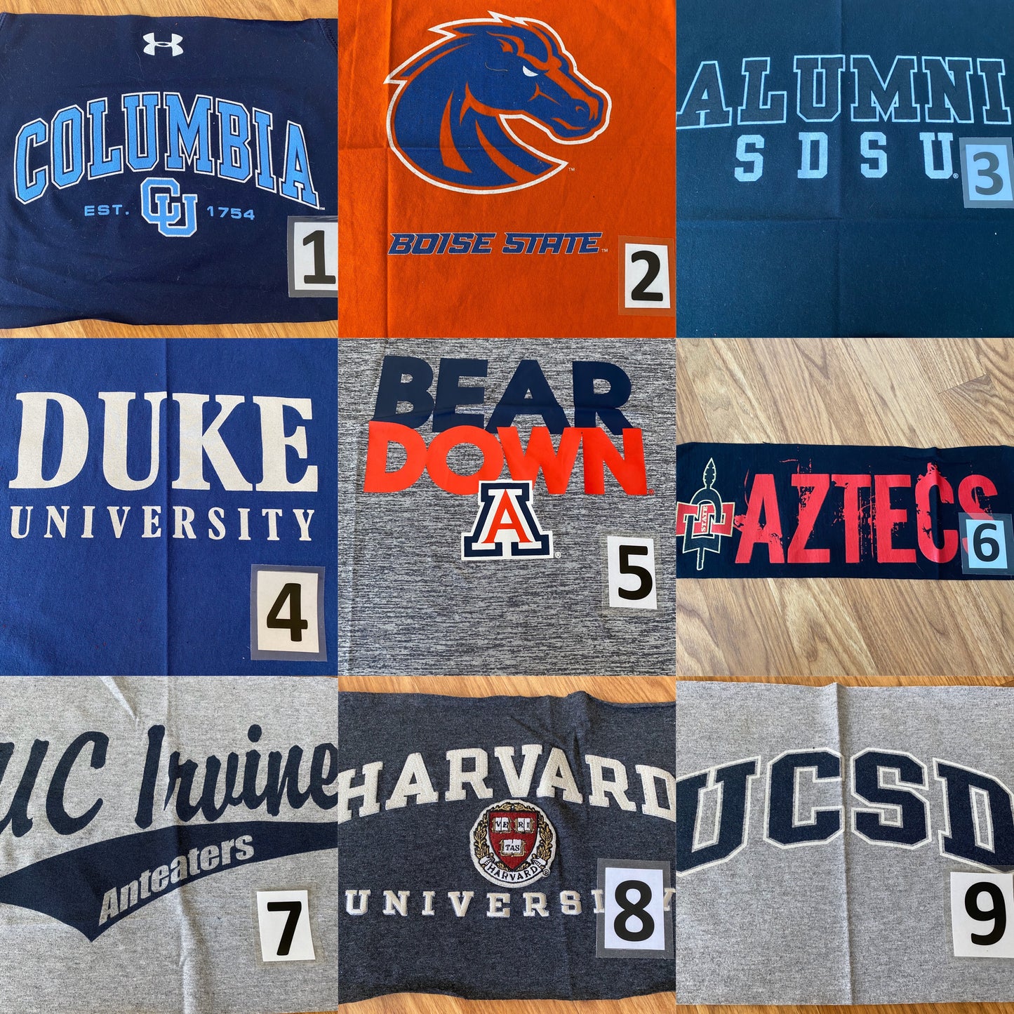 Upcycled / One-of-a-kind College Flannel Shirt