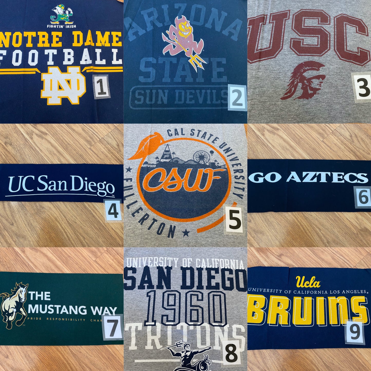 Upcycled / One-of-a-kind College Flannel Shirt