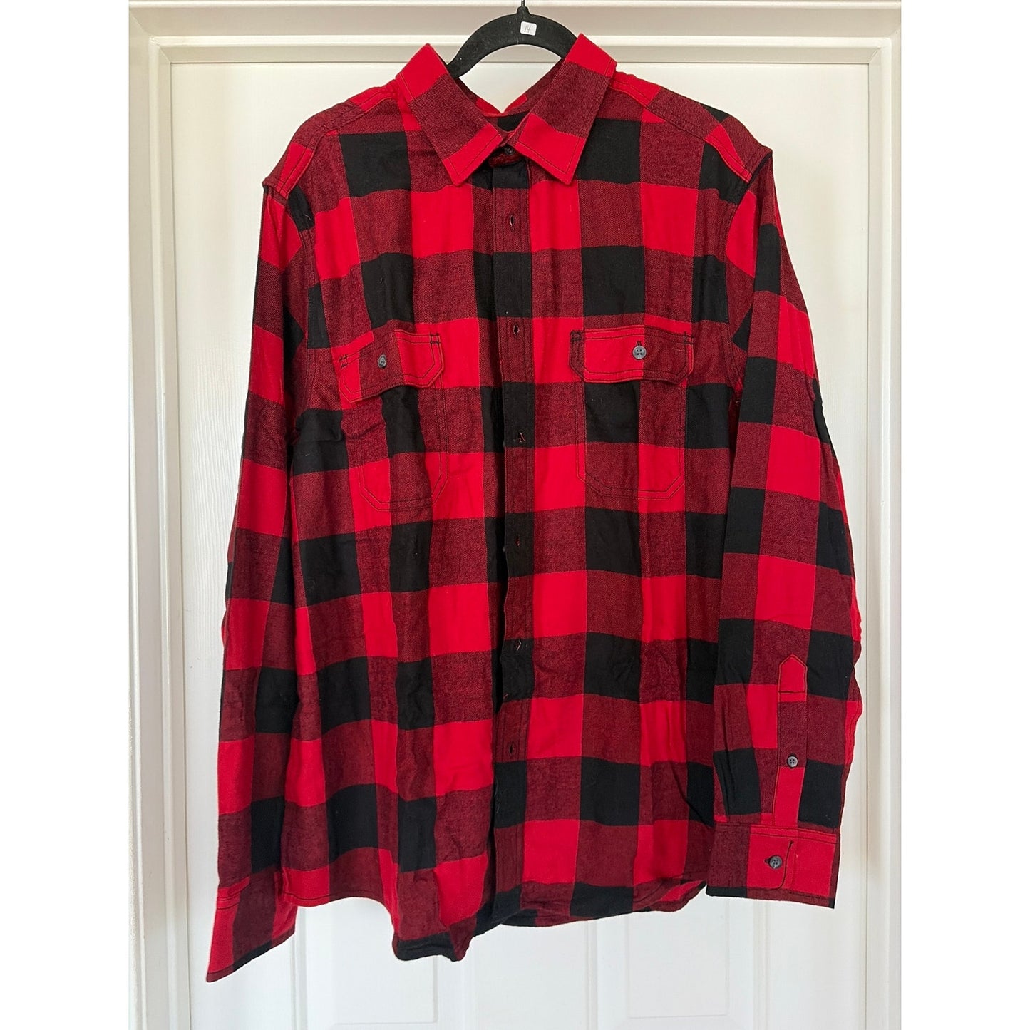 Led Zeppelin upcycled Flannel Shirt Unisex Size XL X-large