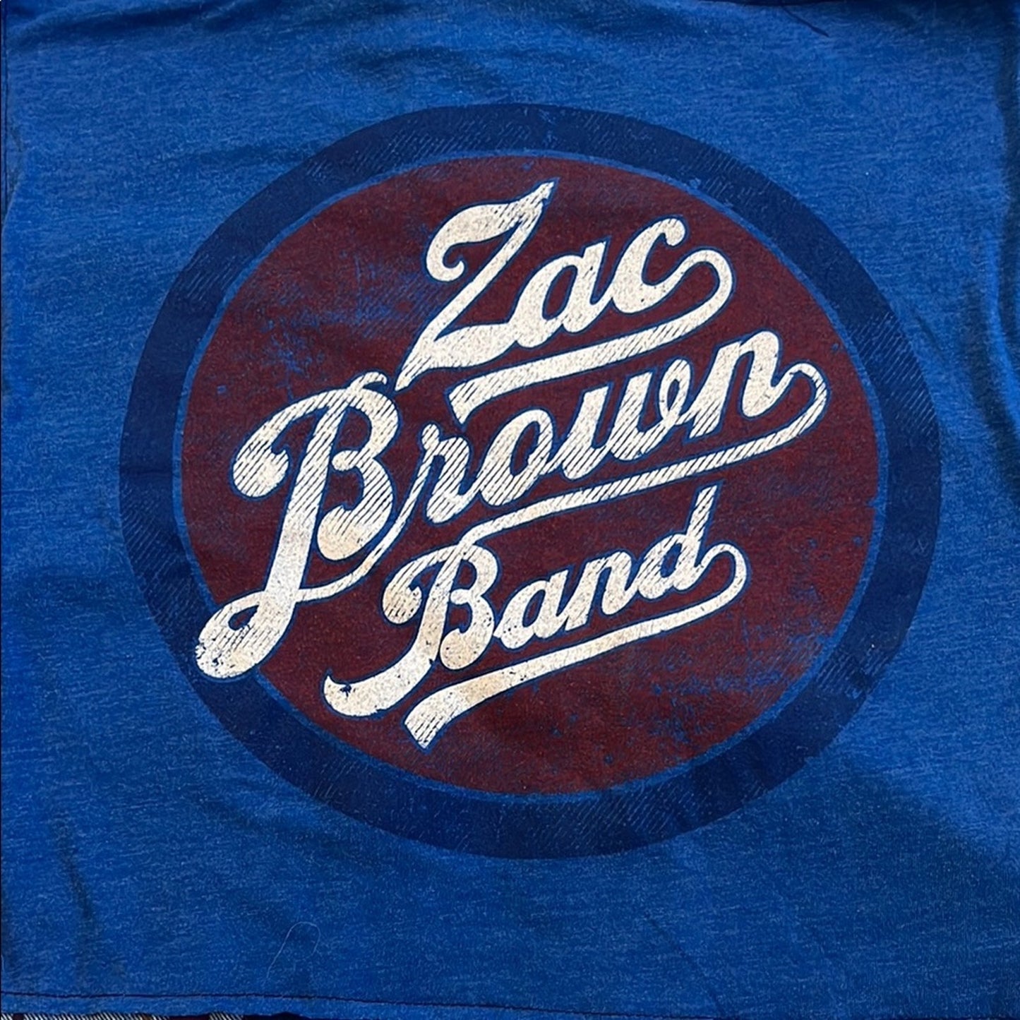 Zac Brown Band Flannel Shirt upcycled unisex size Large L