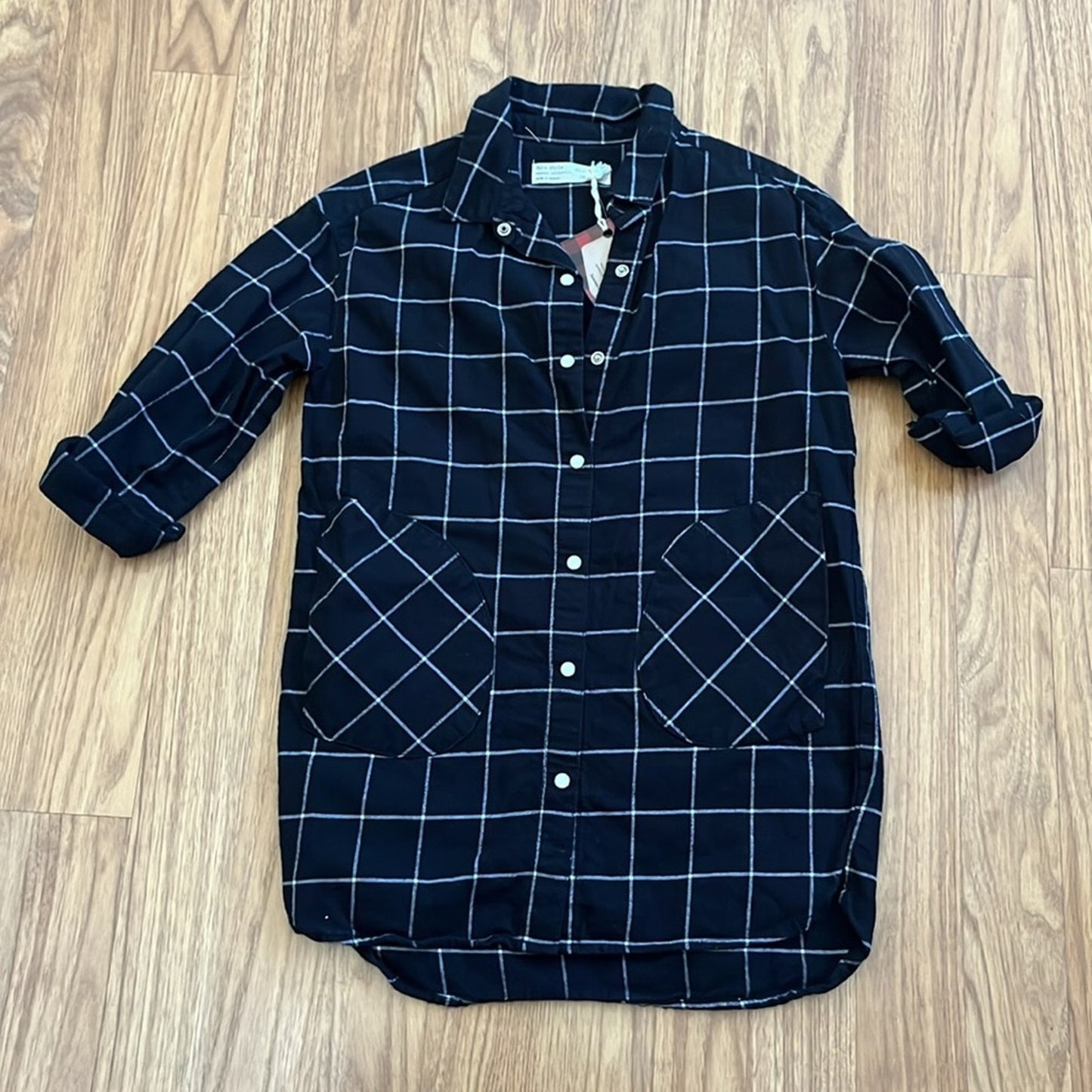 Happy Howl-oween Halloween Flannel shirt upcycled unisex size 6