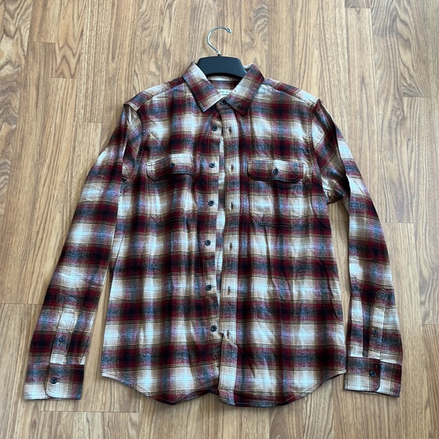 Rush Flannel shirt upcycled one-of-a-kind size medium M men's / unisex