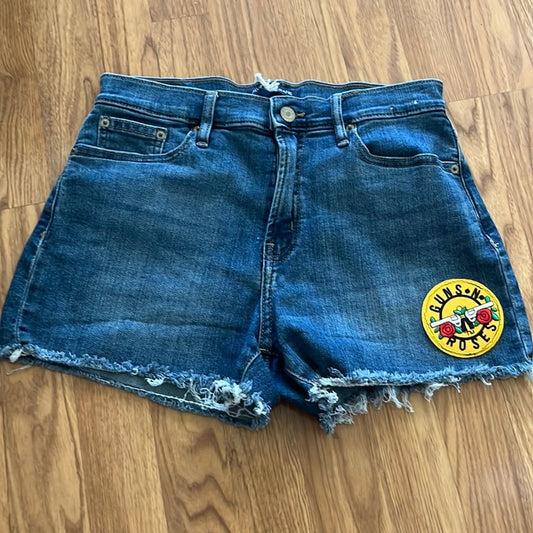 Guns N Roses Calvin Klein jean shorts  size 27