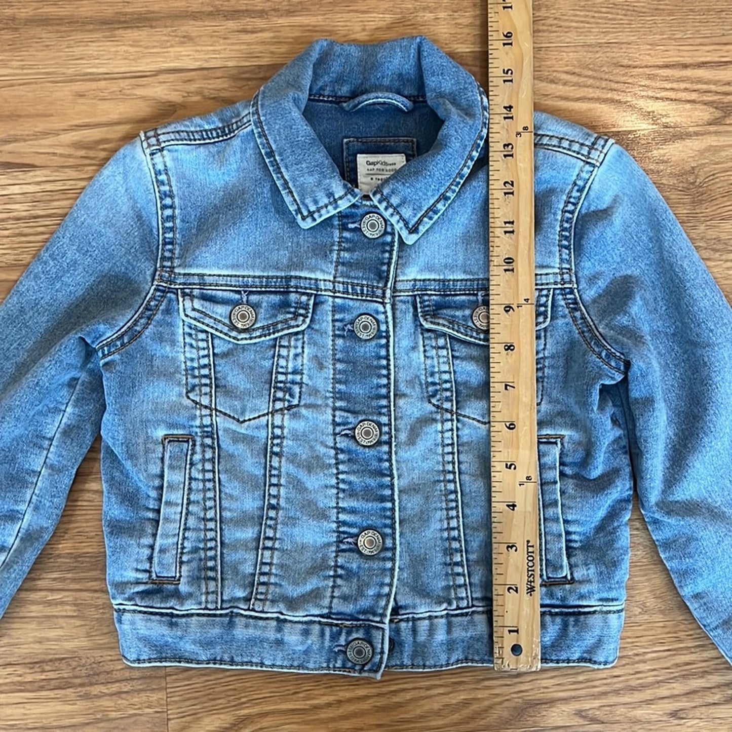 GapKids USA Jean Jacket upcycled reworked Size Small