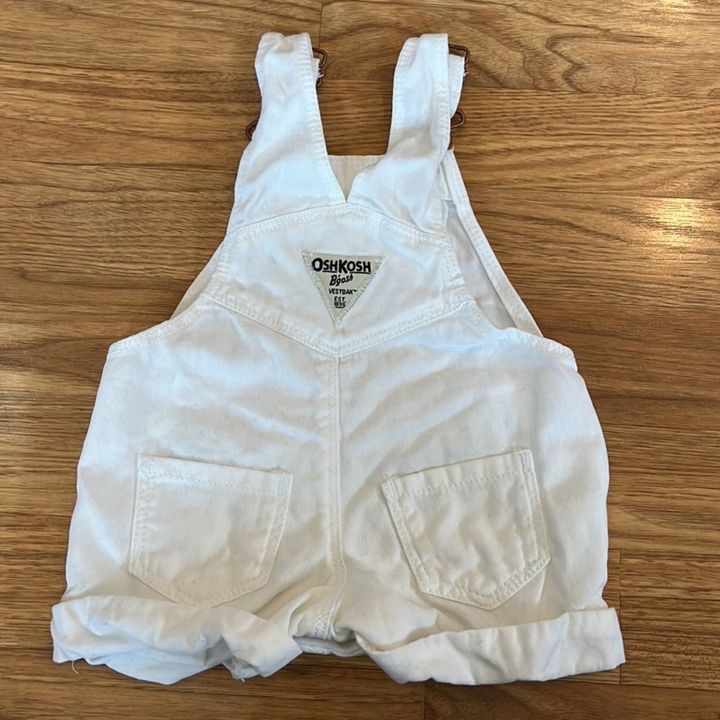 Oshkosh The Beatles upcycled reworked denim jean Overalls Size 3 M
