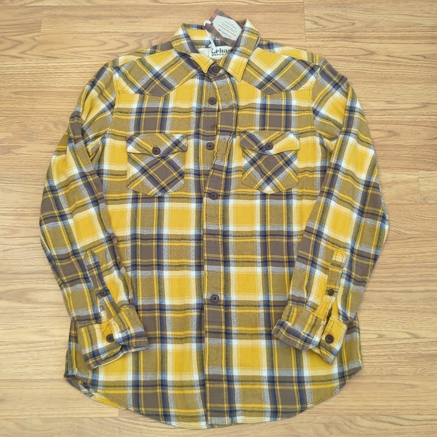 Friends TV Show Flannel Shirt upcycled one of a kind unisex Size Medium