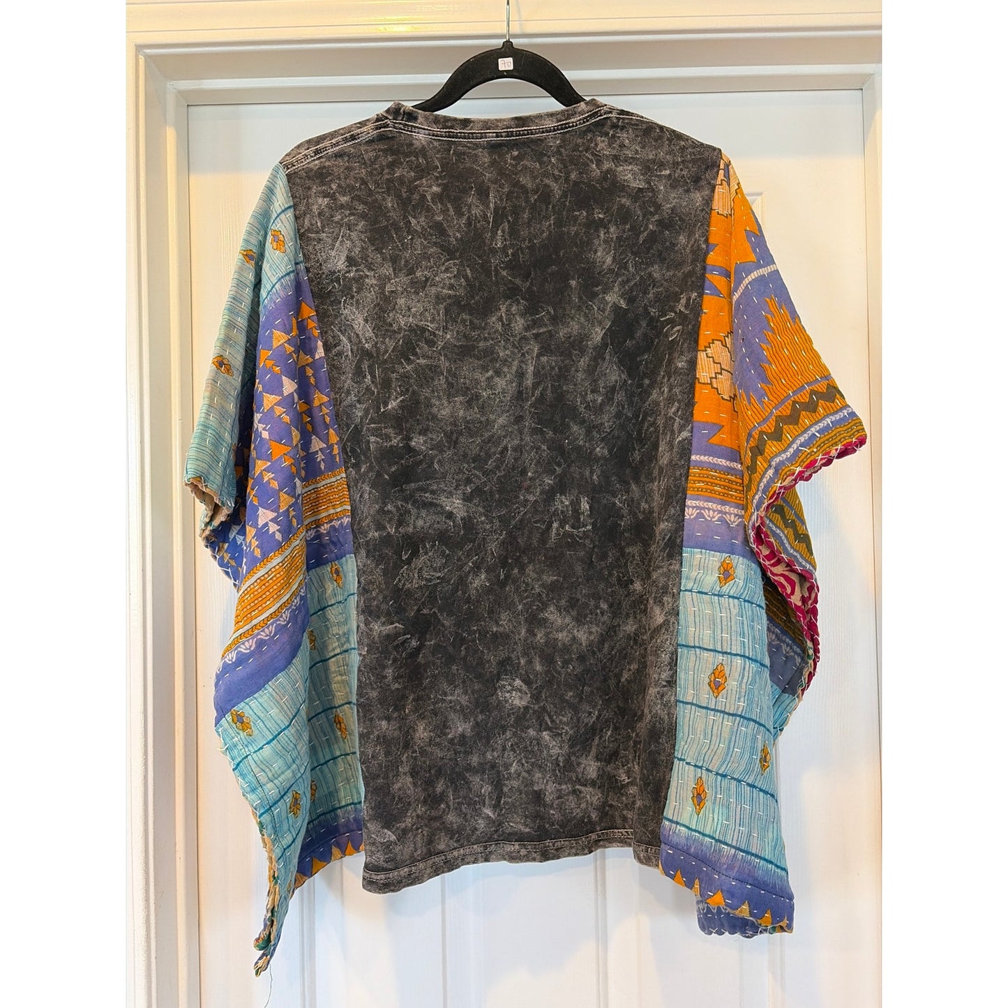 Betty Boop Upcycled Kantha Tunic Top Shirt OS Handmade Boho