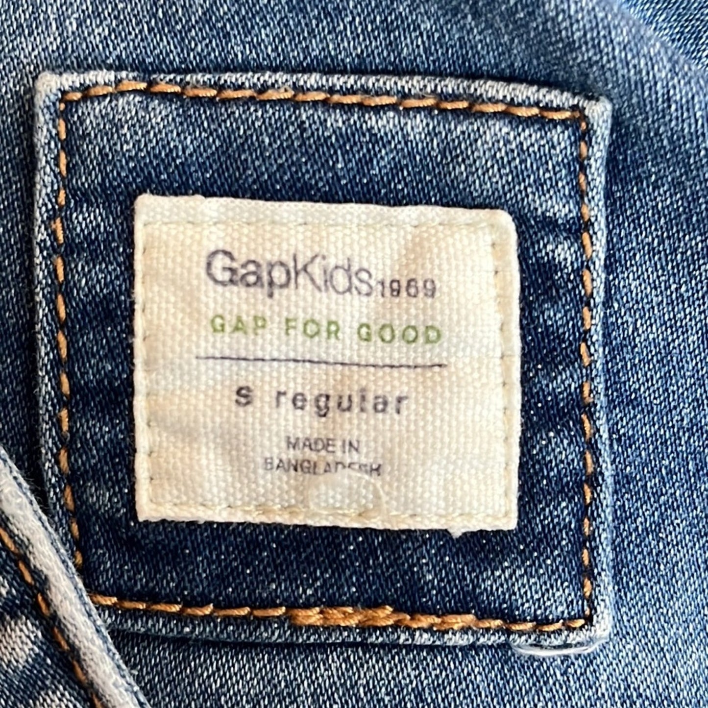 GapKids USA Jean Jacket upcycled reworked Size Small