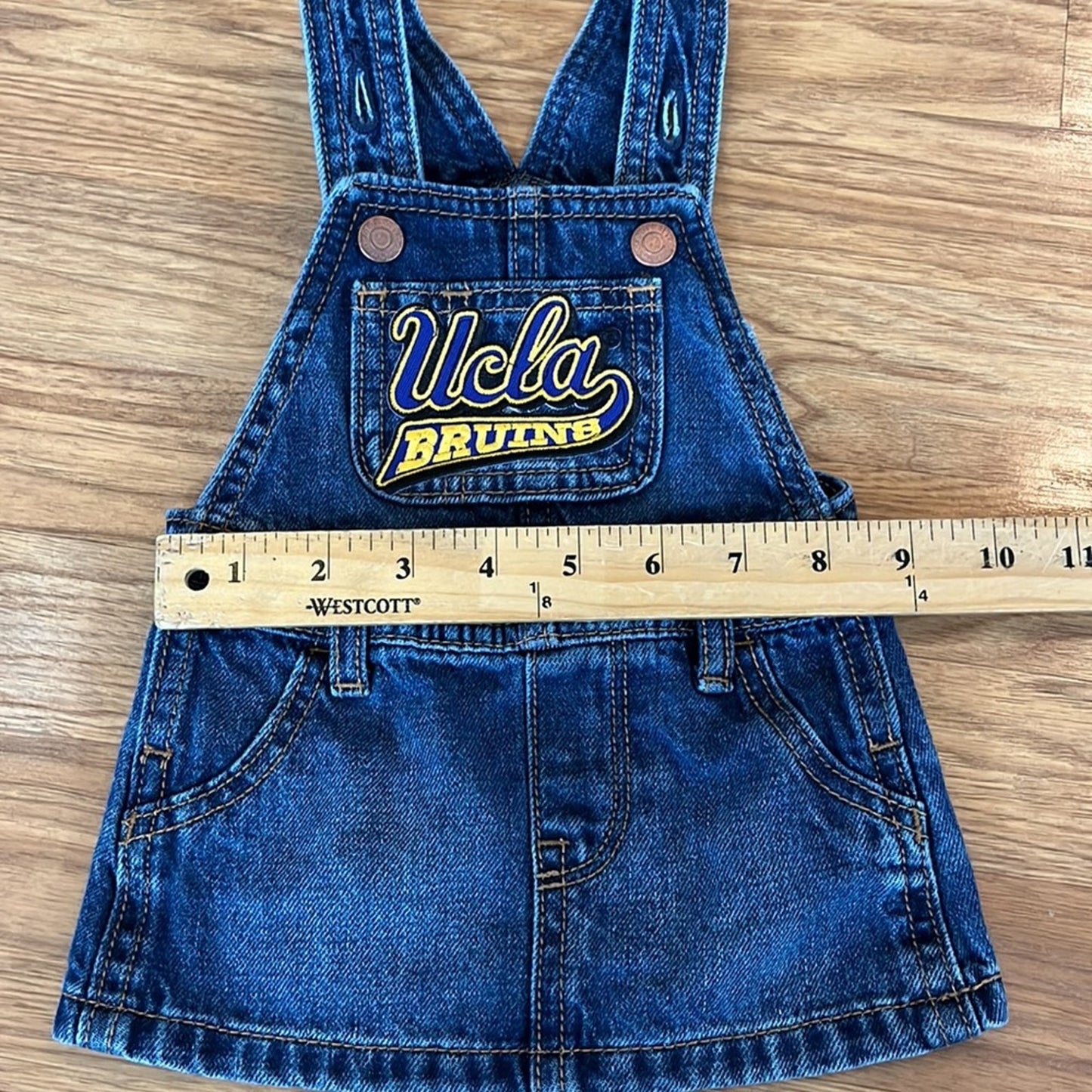 UCLA Bruins Jumper upcycled reworked Size 3-6 M