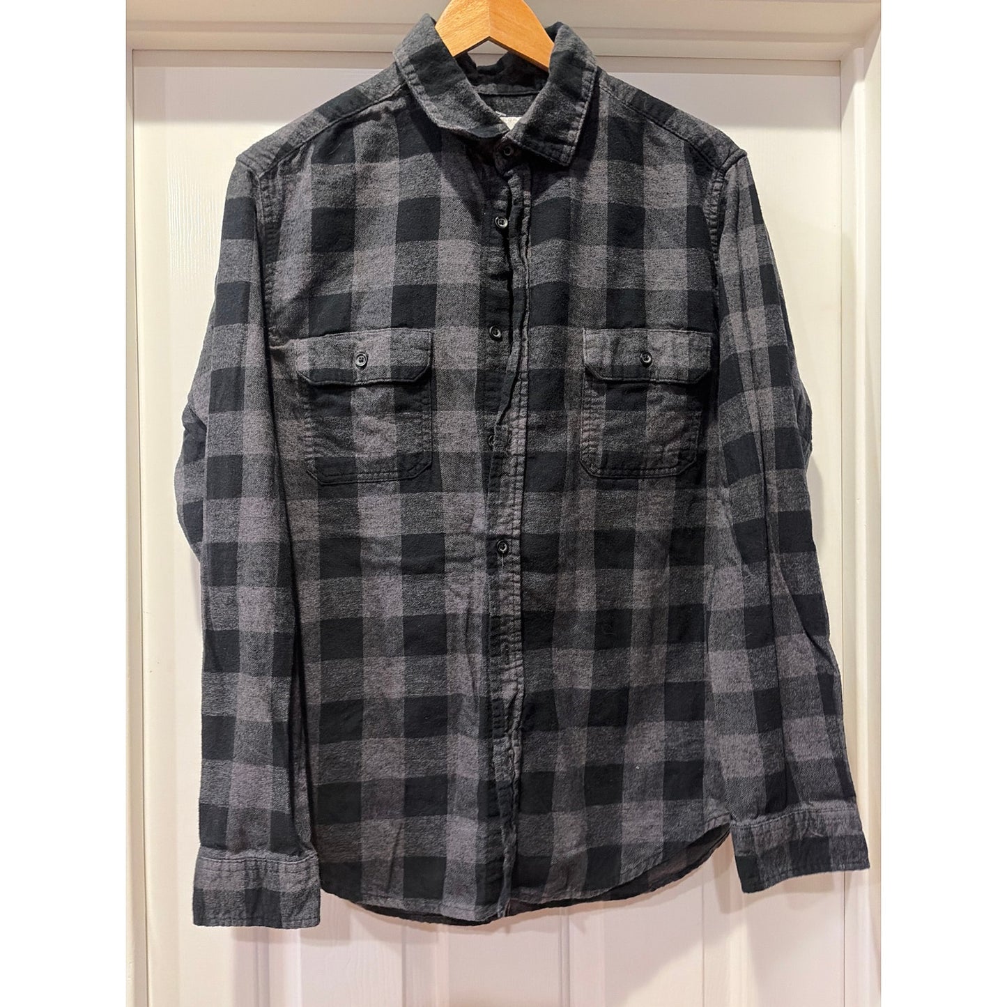 Janis Joplin Upcycled Flannel Shirt Unisex Size Large L