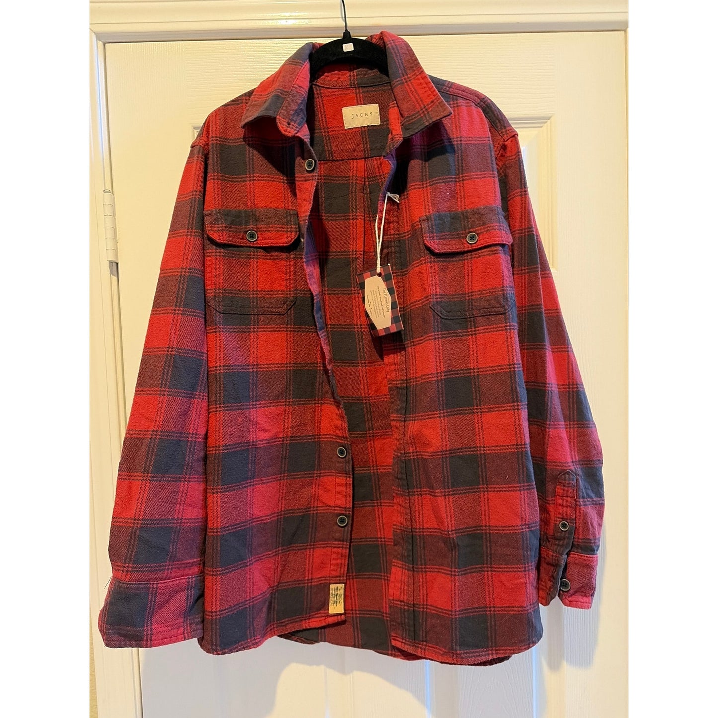 Star Wars Season Greetings Christmas Upcycled Flannel Shirt Unisex Medium M