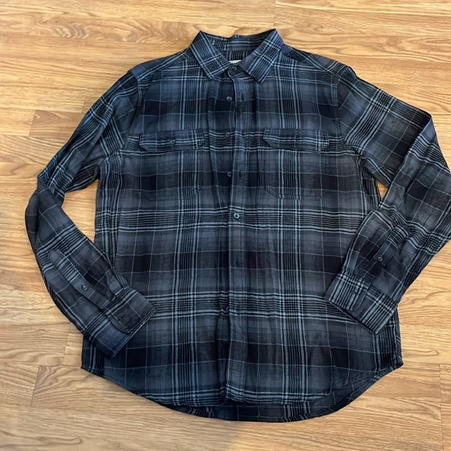 Las Vegas Raiders Football NFL Flannel Shirt upcycled unisex Size Medium M
