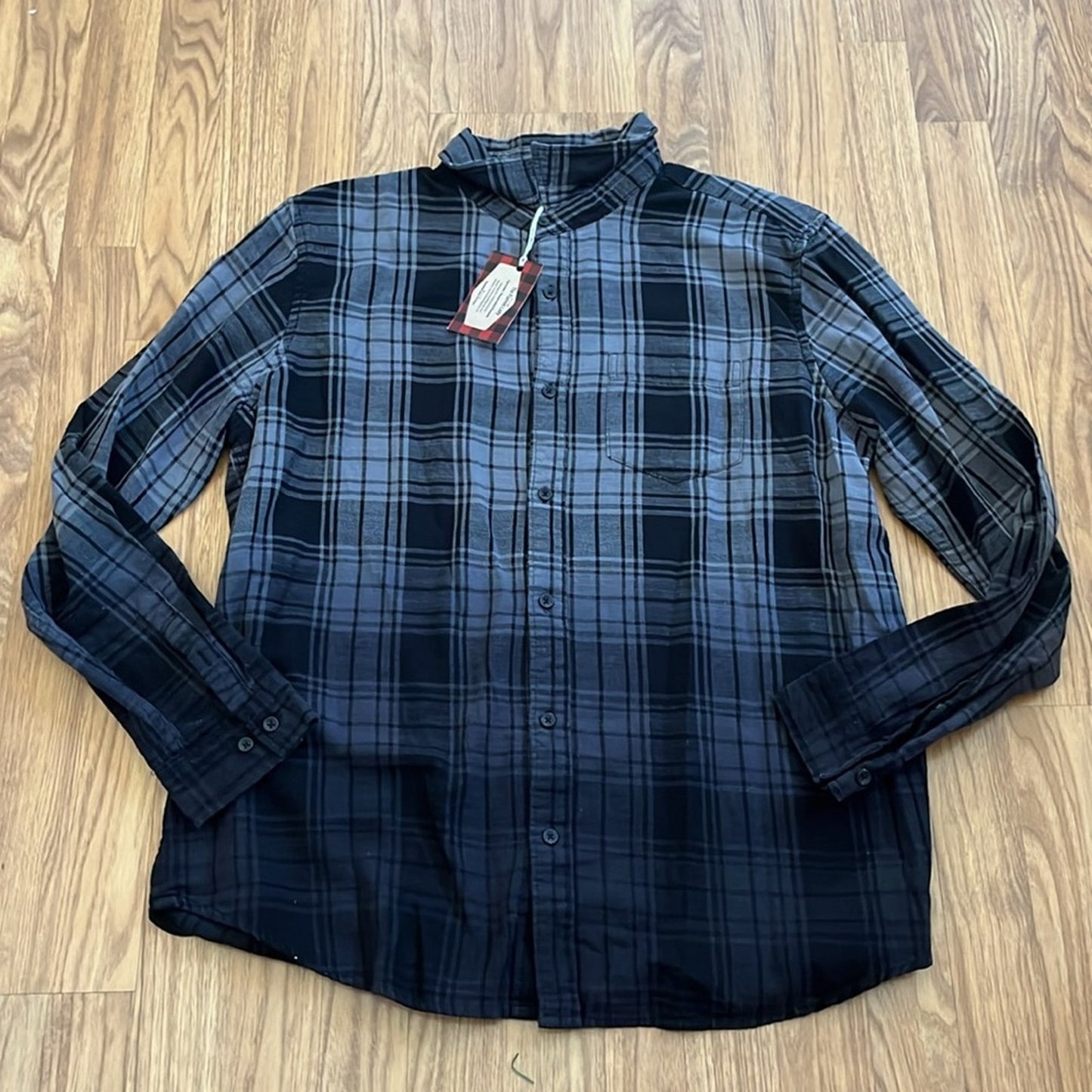 John Carpenter's Halloween Upcycled Flannel Shirt Slim Fit Unisex Size XL