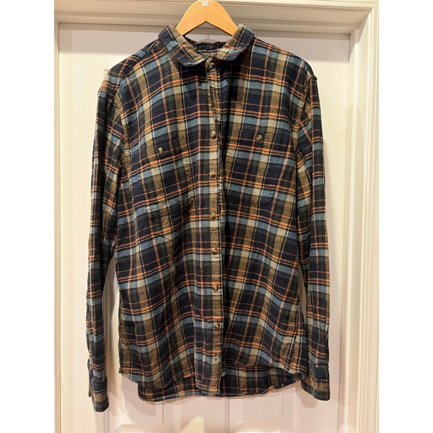 Nashville Nights Upcycled Flannel Shirt Unisex Size XXL