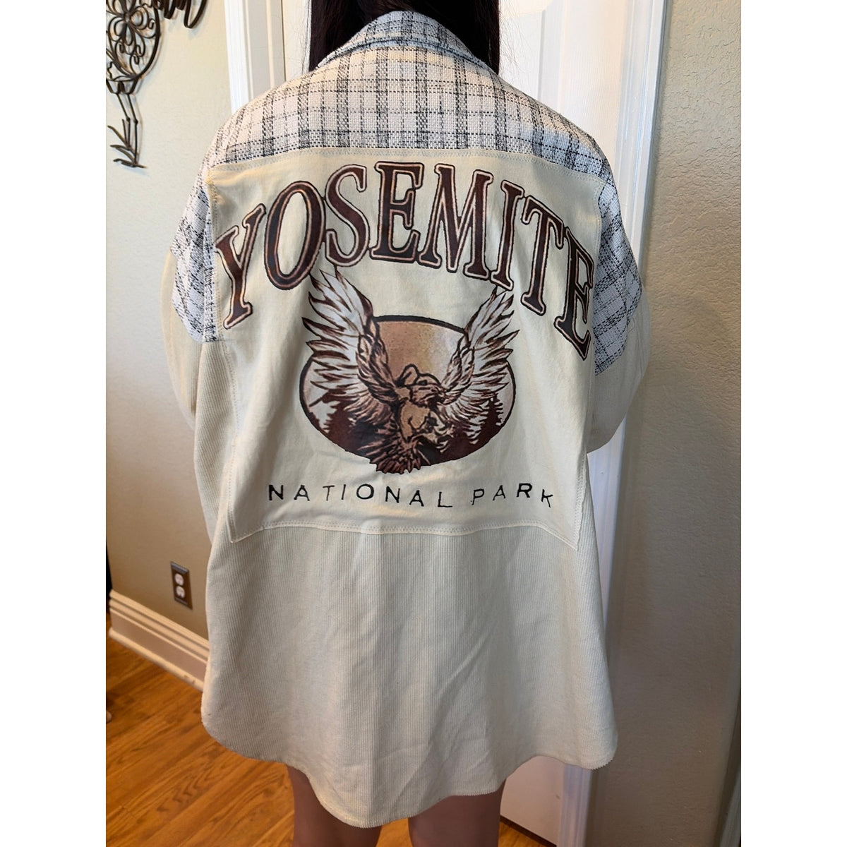 Upcycled Yosemite National Park  Shirt Size Large L
