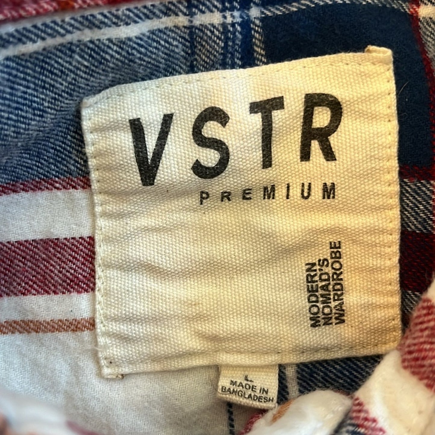 Zac Brown Band Flannel Shirt upcycled unisex size Large L