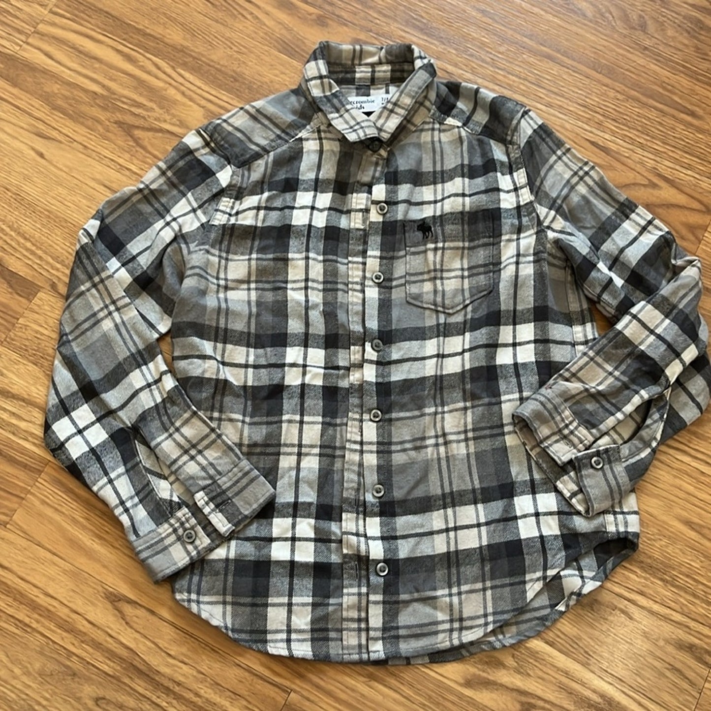 Hello Kitty Abercrombie & Fitch Halloween Flannel Shirt upcycled 7/8