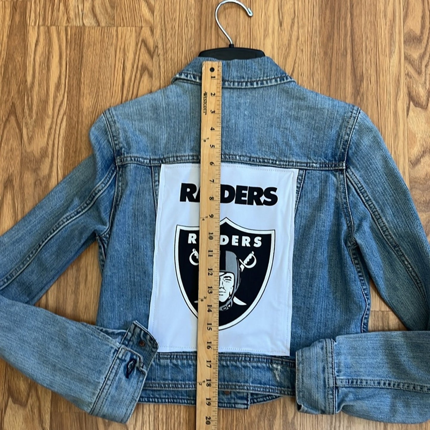 Las Vegas Raiders Jean Jacket womans size Small S