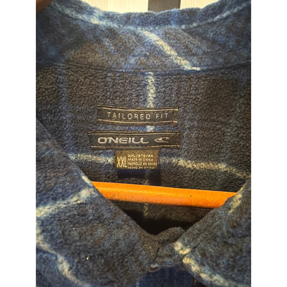 Mickey Happy Kanukkah Upcycled Fleece Shirt Unisex XXL