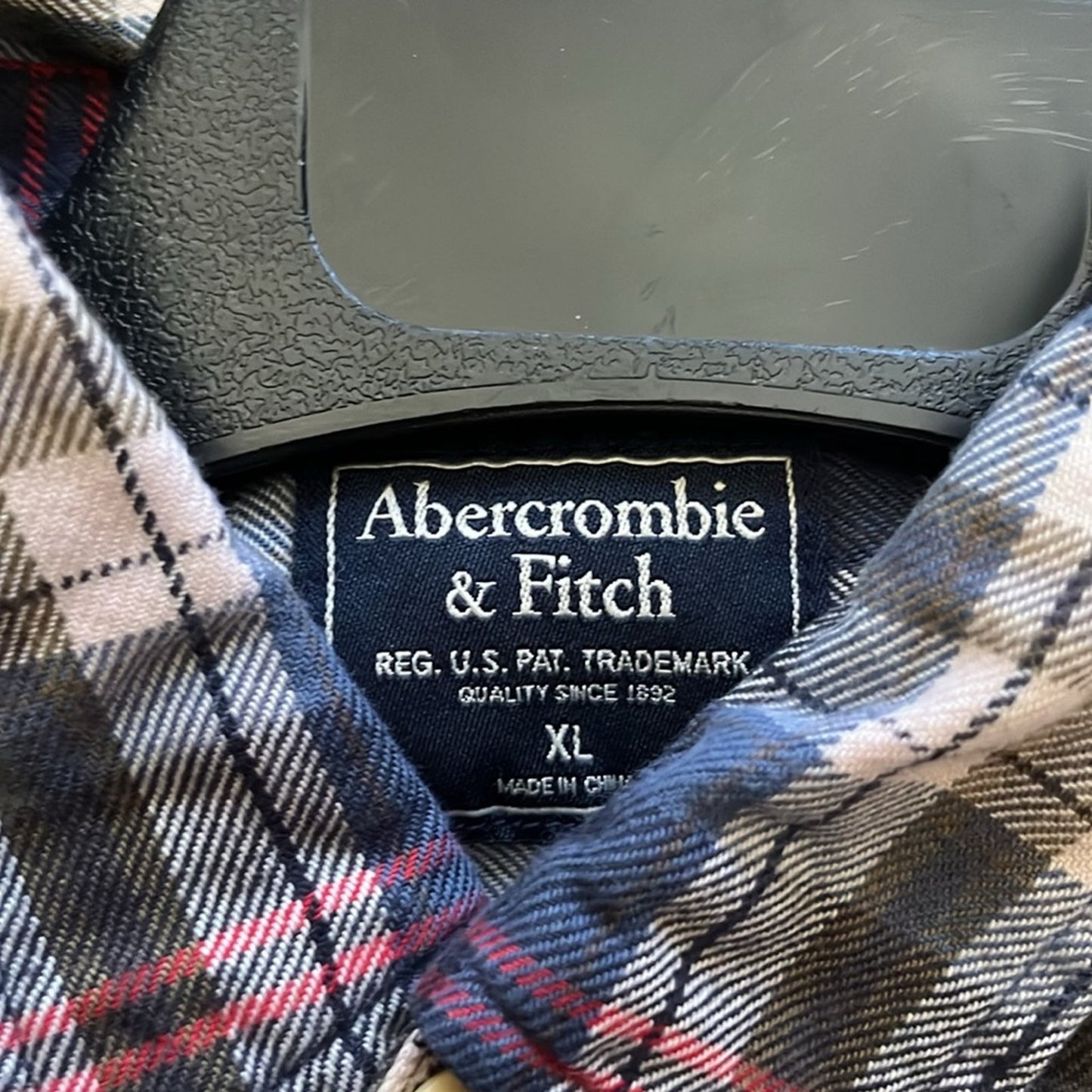 Poetic Justice Flannel Shirt upcycled unisex Size XL
