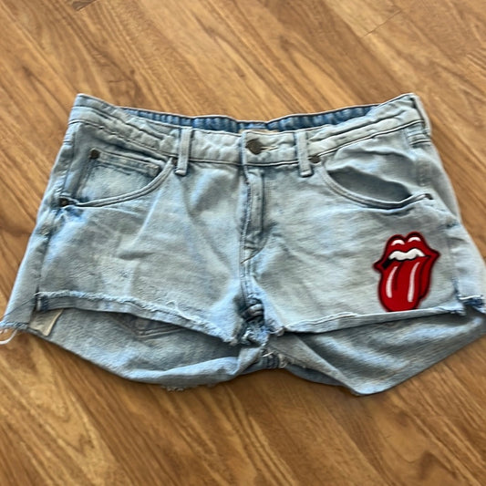 The Rolling Stones Jean Shorts  Size 8