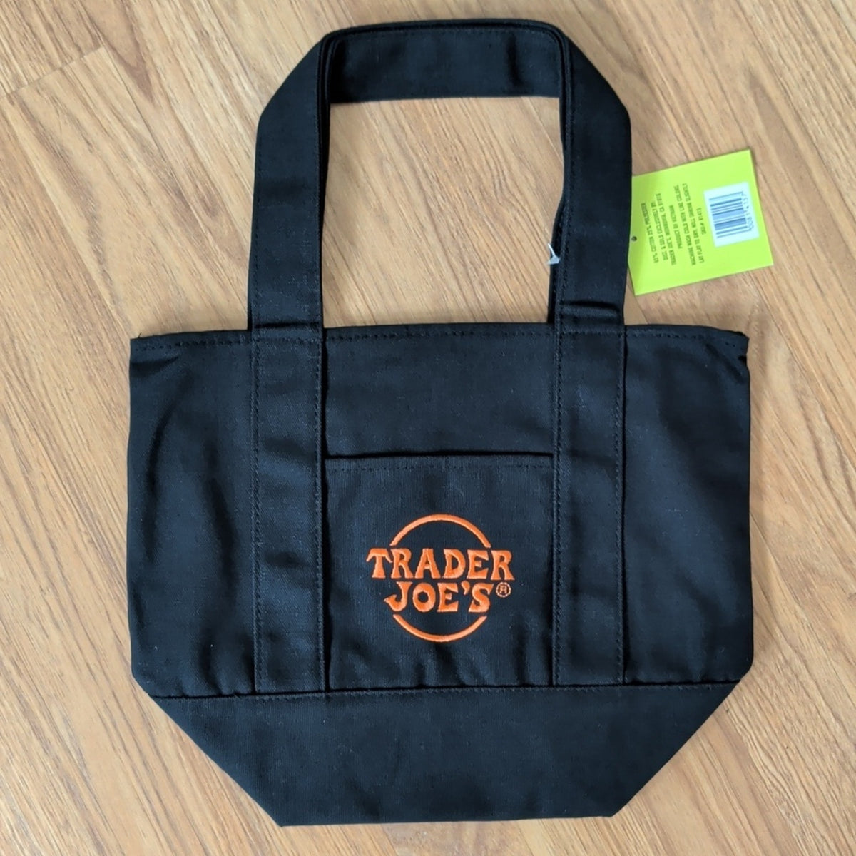 Trader Joe's Halloween Tote Bags Set of 4 Black Orange Purple Green