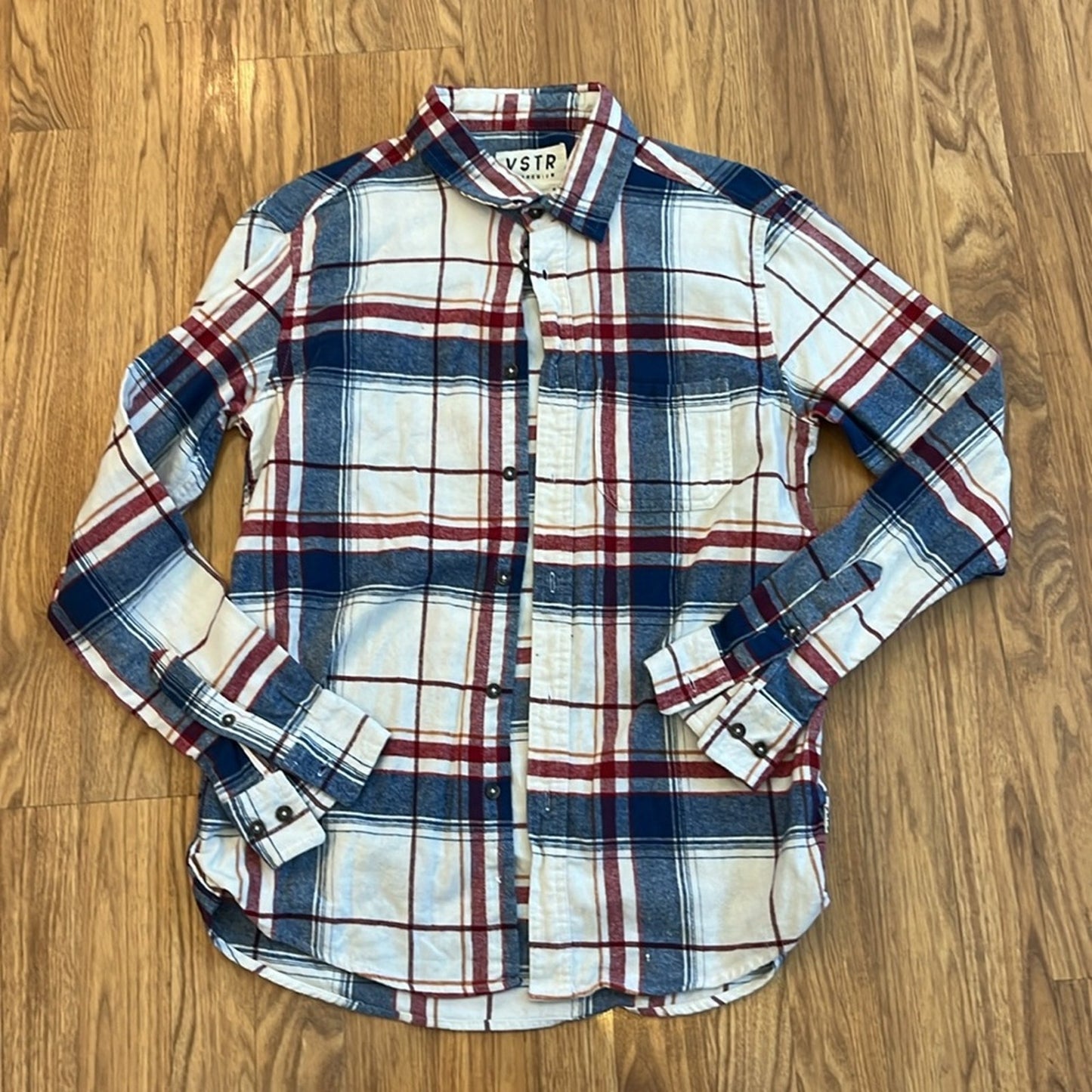 Zac Brown Band Flannel Shirt upcycled unisex size Large L