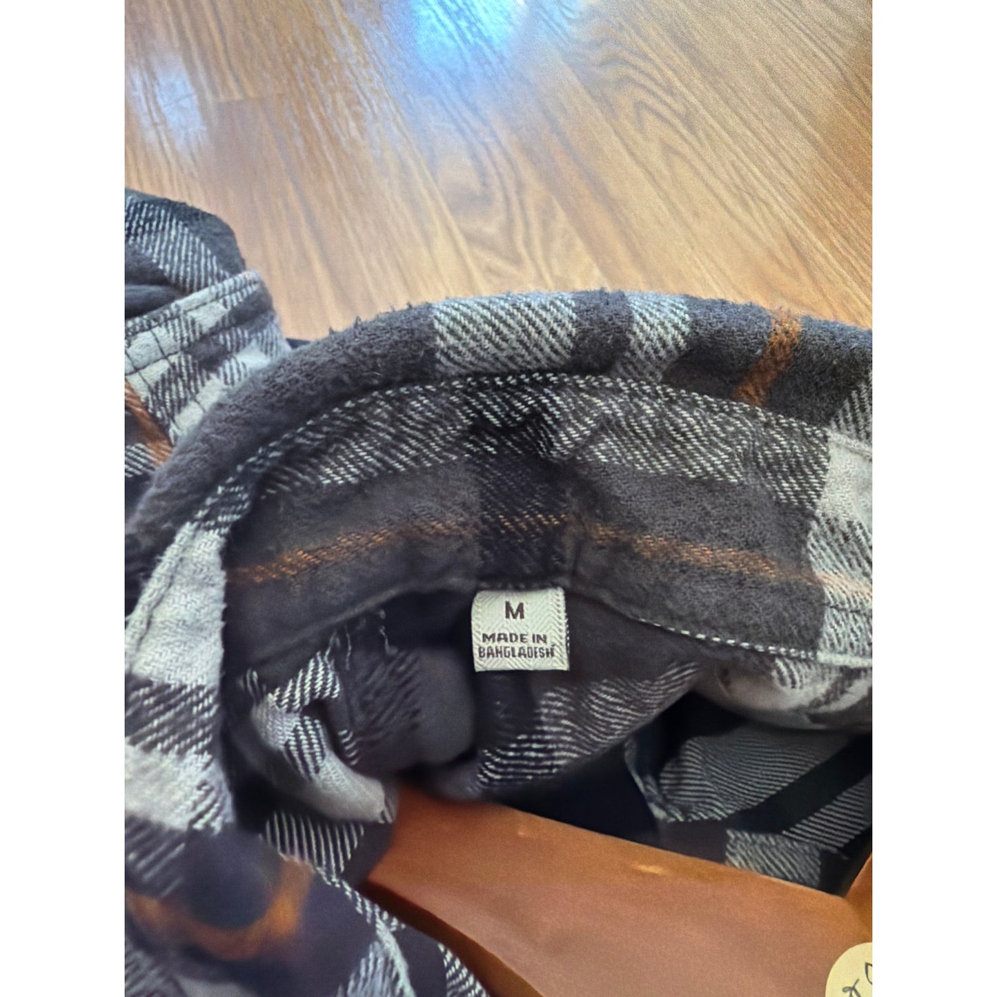 Lake Tahoe Upcycled Flannel Flannel Shirt Unisex Size Medium M