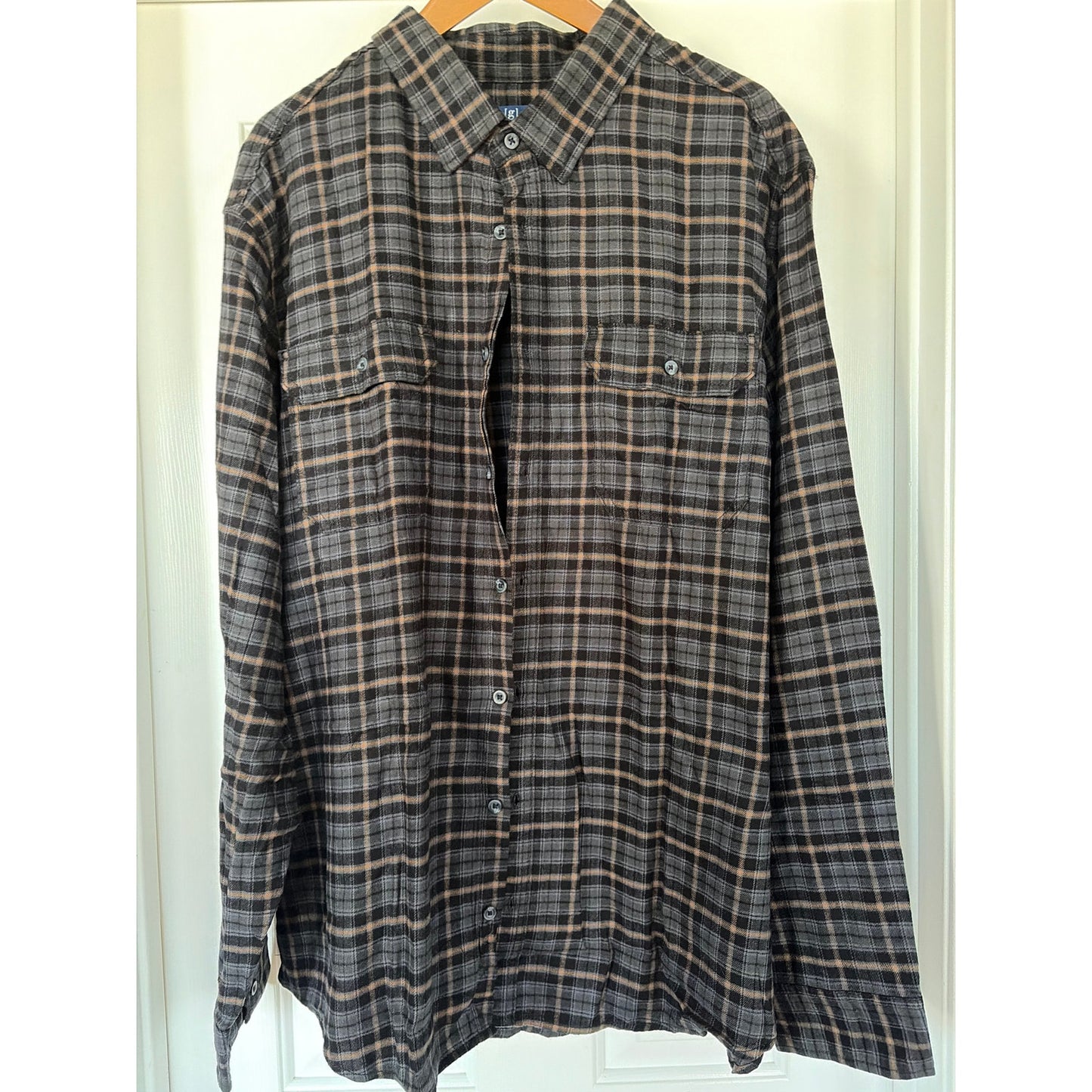 Metallica Upcycled Flannel Shirt unisex Size XXL Tall  2XLT
