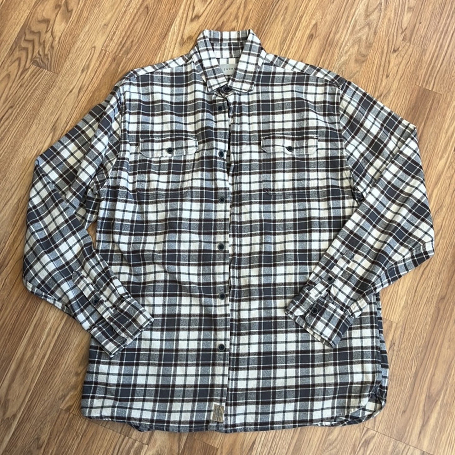 Harvard University Flannel Shirt upcycled one of a kind size XL