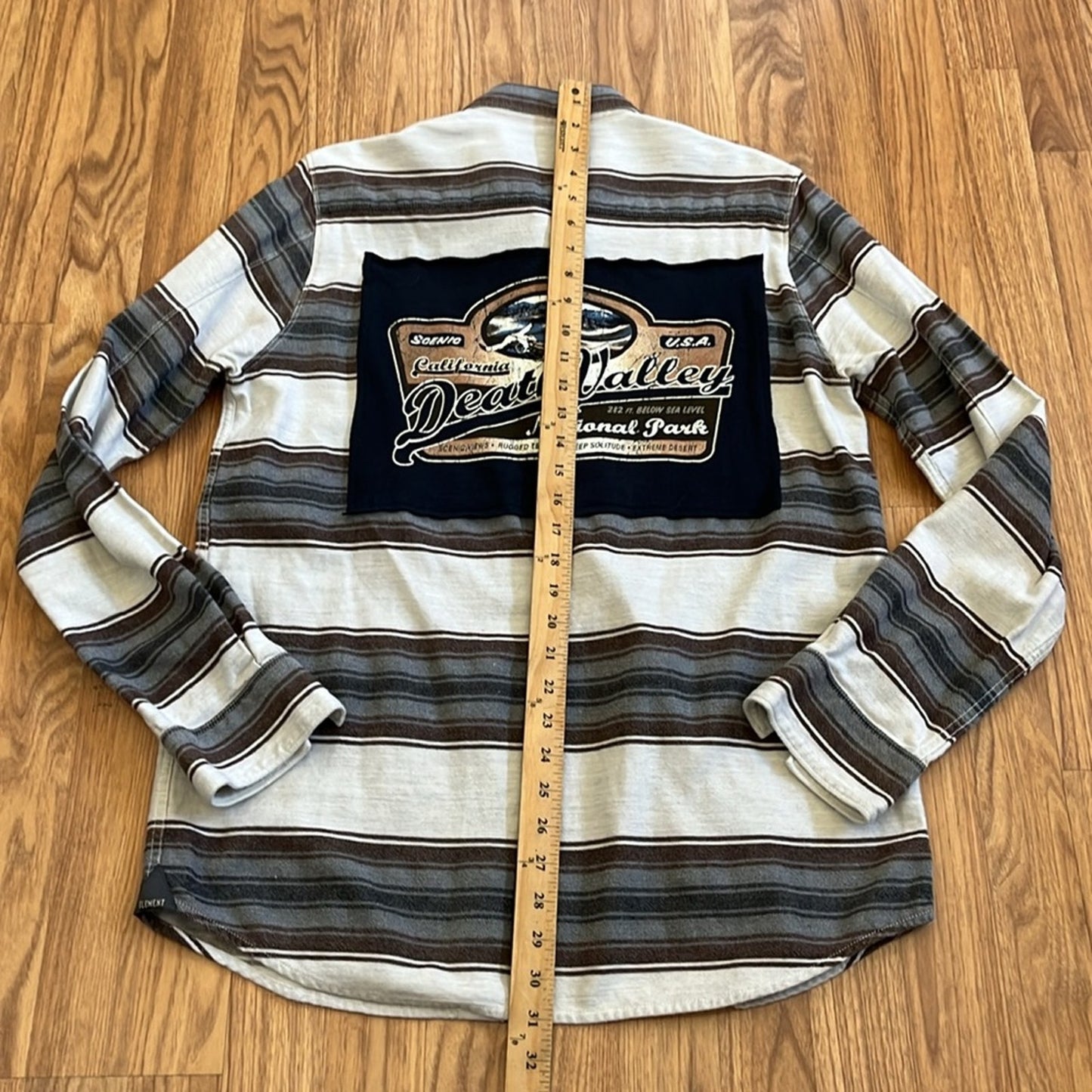 Death Valley National Park Flannel Shirt upcycled unisex Size Large L
